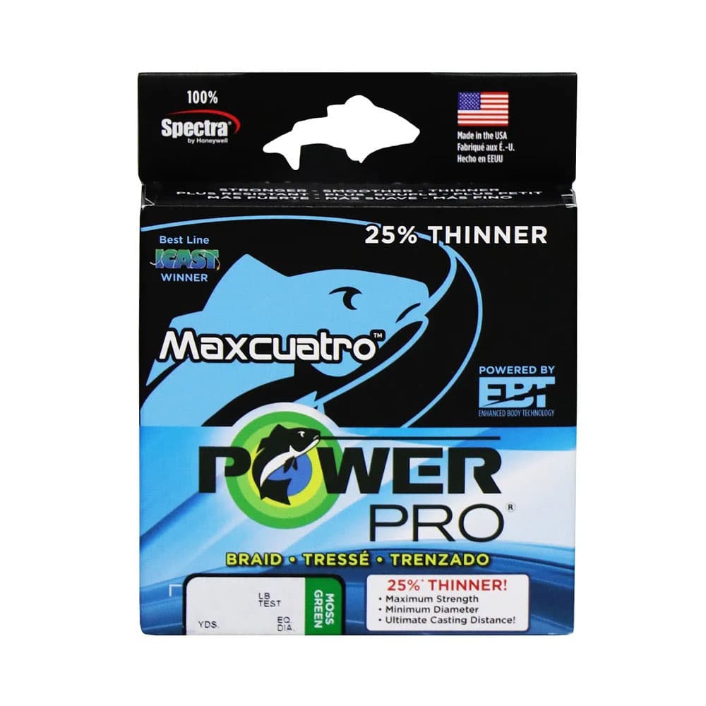 Linha de Pesca Power Pro Maxcuatro 9KG 0.19Mm 135M Verde