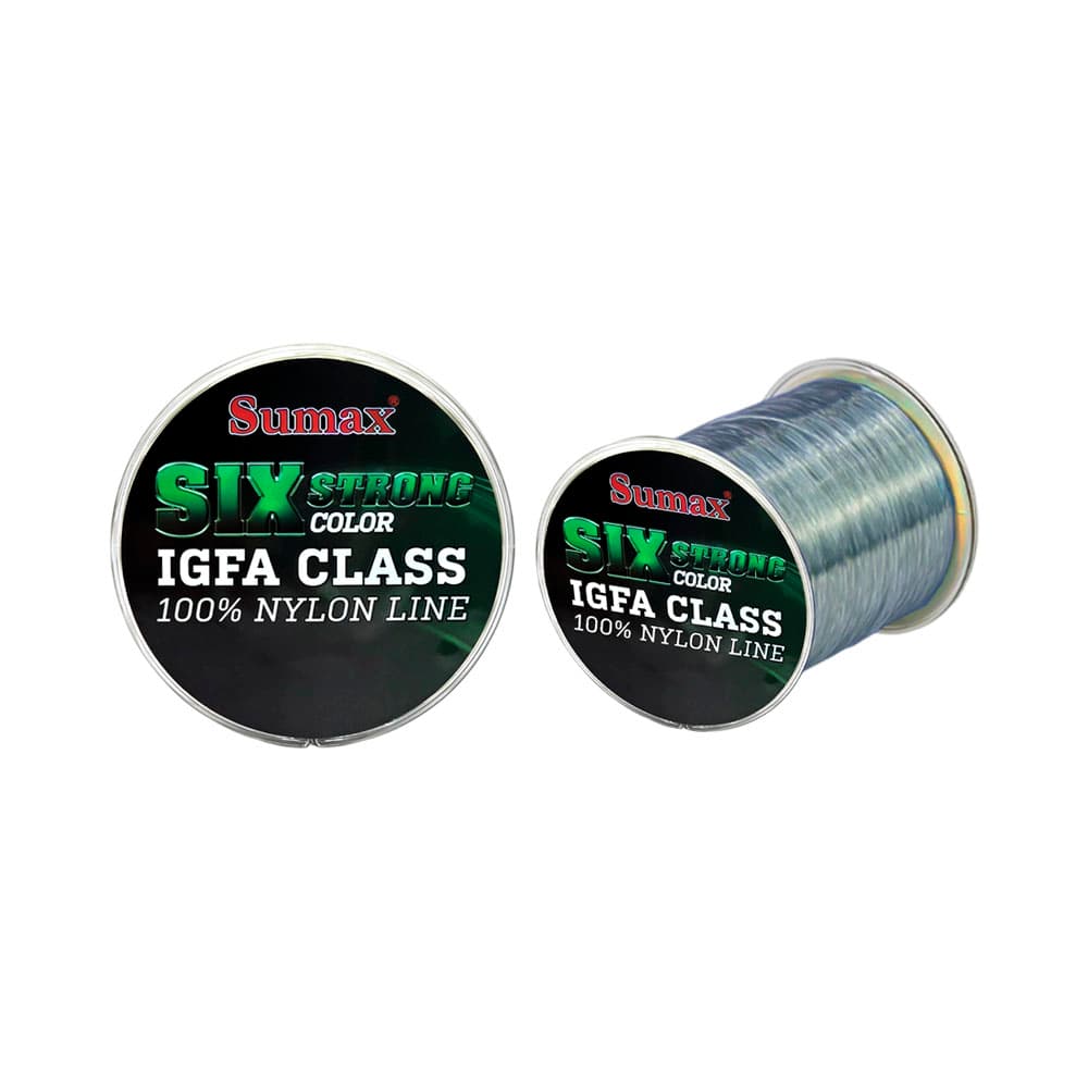 Linha de Pesca Sumax Six Strong Monofilamento 31.7Kg 0.60Mm 400M Azul