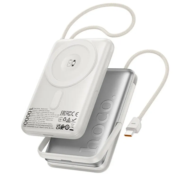 Power Bank Hoco Q43 10000mAh Cinza
