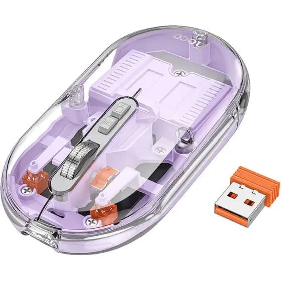 Mouse Sem Fio Hoco Gm35 Roxo