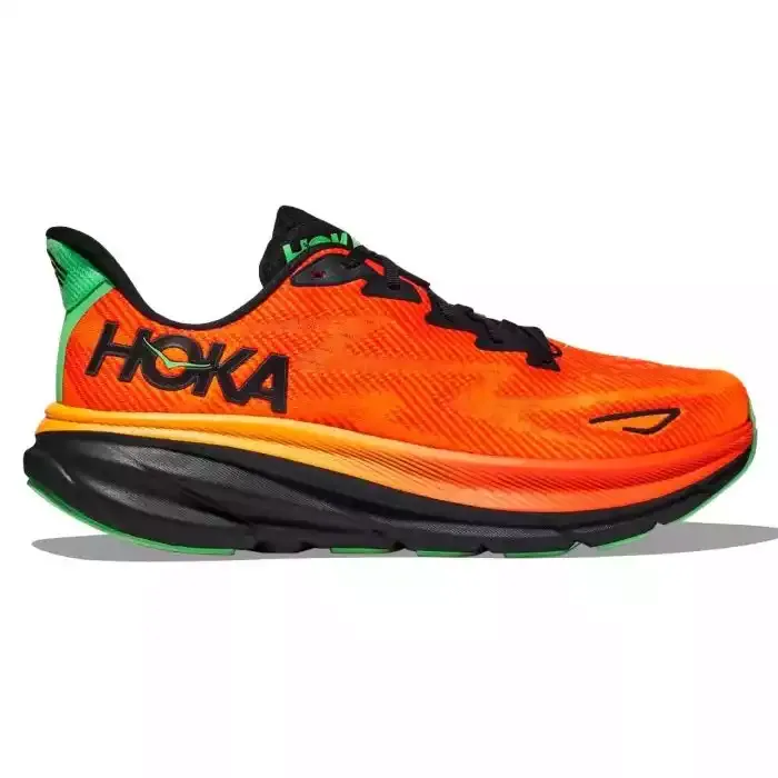 Tênis Hoka Clifton 9 1127895-Fvor Laranja Tam. 8.5