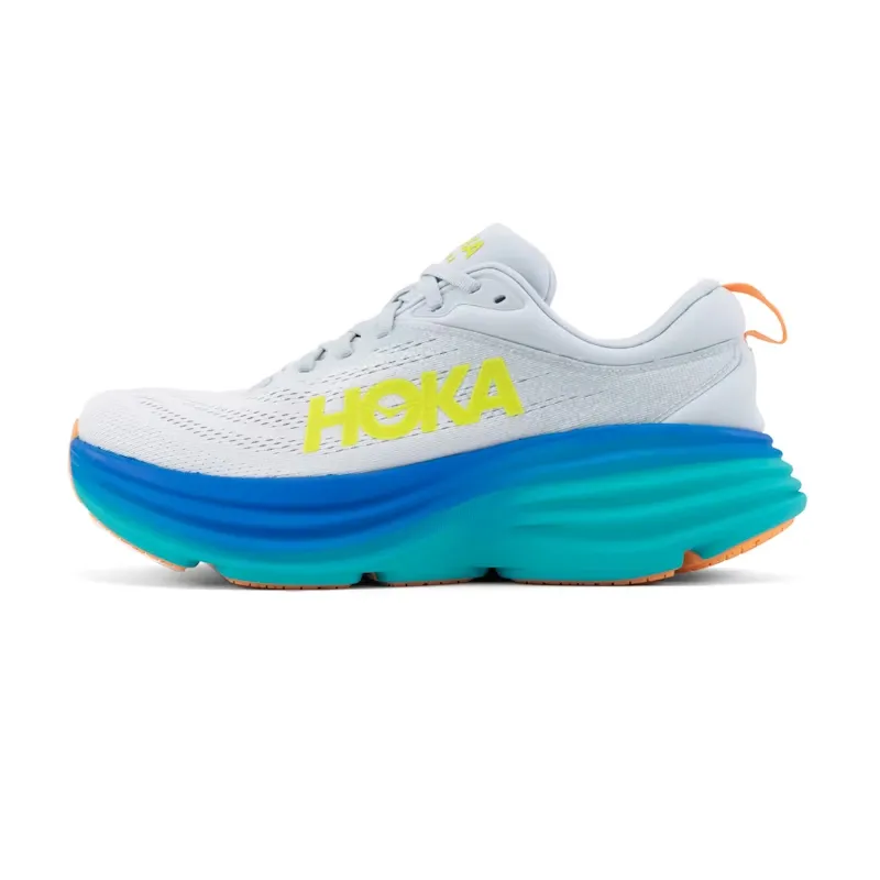Tênis Hoka Running Bondi 8 1123202 Ifbob Flow Bit Of Blue Tamanho 8.5 Azul
