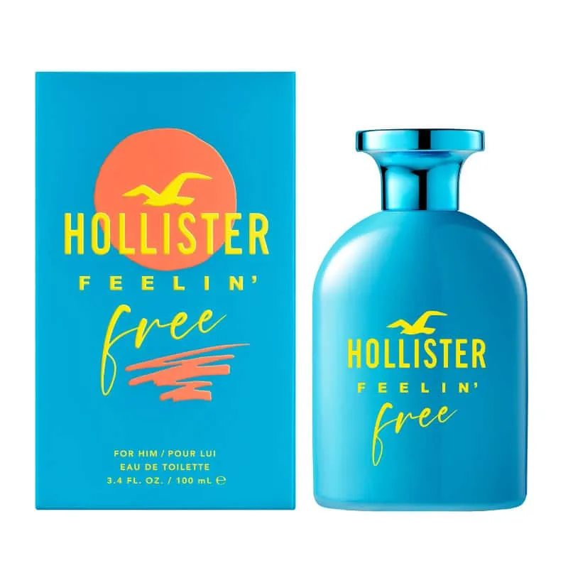 Perfume Hollister Feelin Free For Him Eau De Toilette 100ml