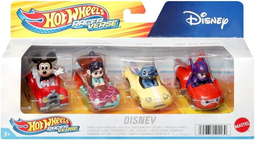 Hot Wheels Racerverce Disney Pack C/4