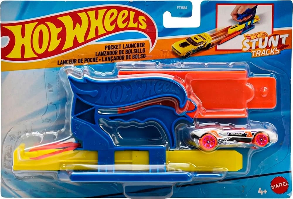 Brinquedo de Pista Hot Wheels Stunt Tracks Pocket Launcher Mattel