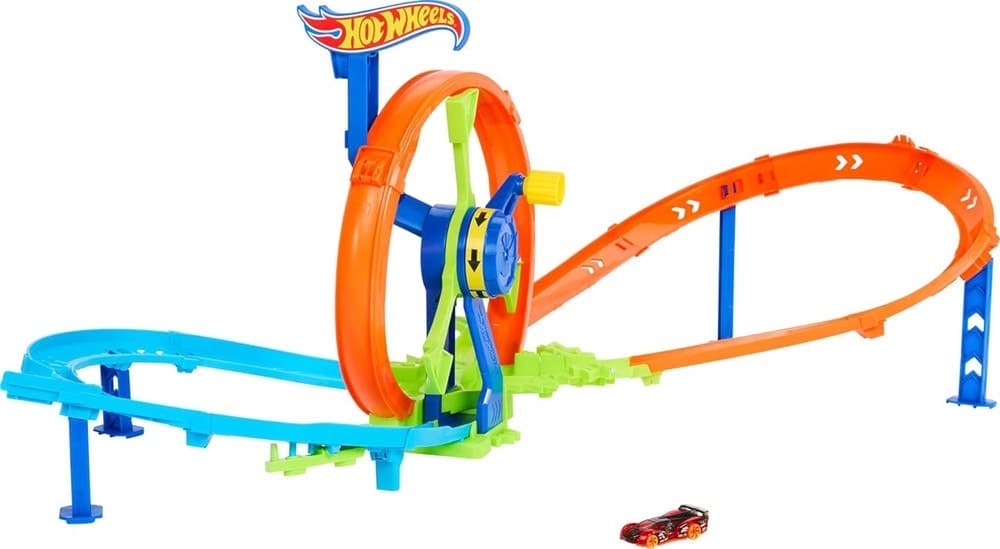 Brinquedo Hot Wheels Stunt Tracks Rapid Launch & Loop Mattel