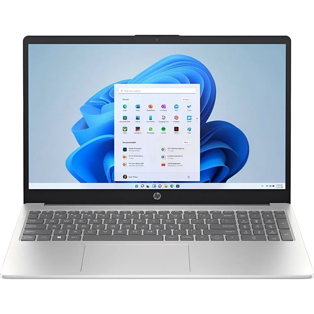 Notebook Hp 15-FD0113DX I3-N305U 8/128GB 15.6" W11 Prata