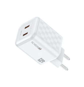 Fonte Hrebos Crg-218 USB-C/USB-C Branca