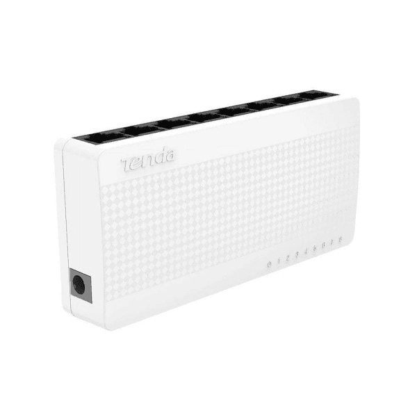 Hub Adaptador Multiporta Tenda S108 Desktop Switch 8 Portas 10/100Mbps Branco