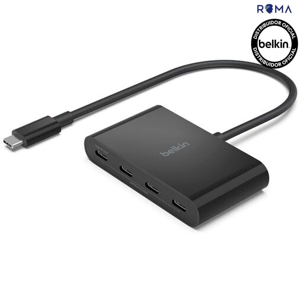 Hub USB-C Belkin AVC018BTBK 4 Portas USB-C