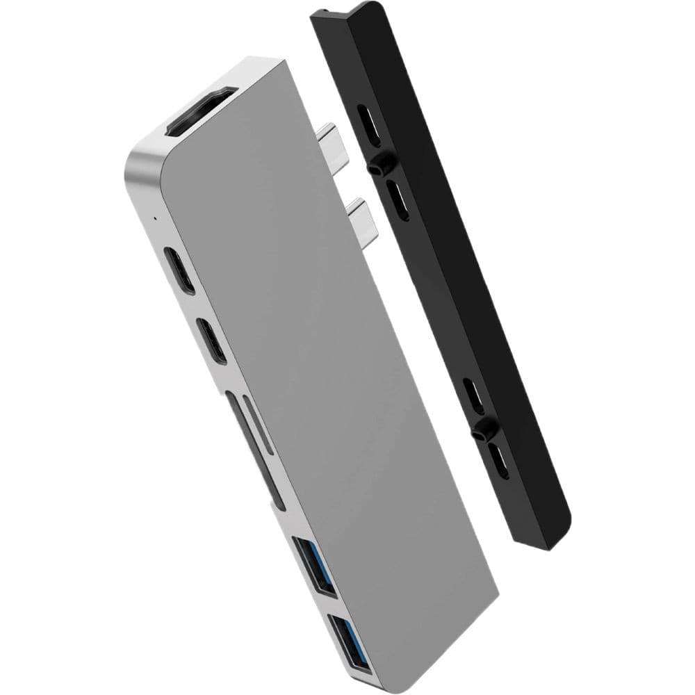 Hub Hyperdrive Duo 7 Em 2 USB-C para Macbook Pro/Air Prateado