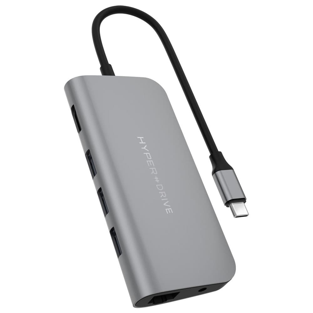 Hub Hyperdrive Power 9 Em 1 USB-C Cinza Espacial – HD30F-Gray