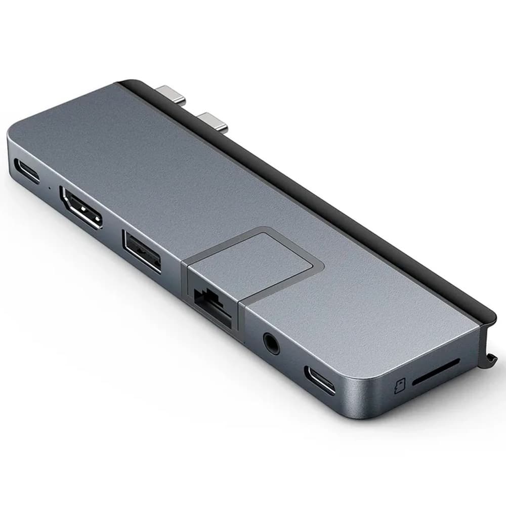 Hub USB-C Targus HyperDrive Duo Pro 7-Em-2 Cinza