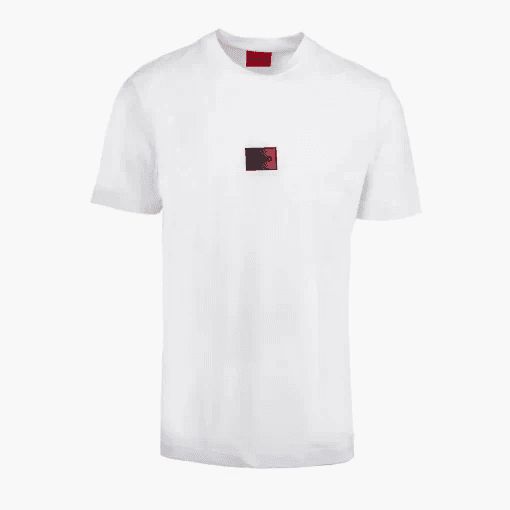 Camisetas Hugo Boss 50553124-102 Branco Tamanho L