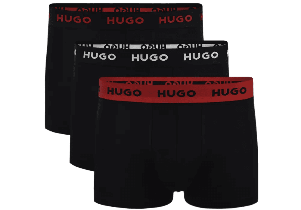 Hugo Boxer Pack 3PCS 50532611 010 (xxl) Negro