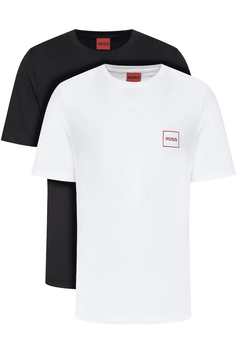 Hugo Remera Pack Masc 2PCS 50548566 960 (s) Blanco/negro