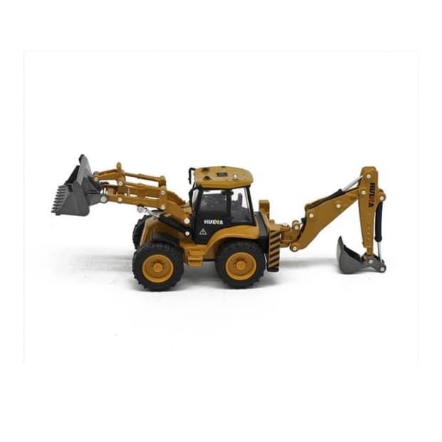 Miniatura Huina 1/50 Metal Alloy Bulldozer Loader Roda 1714
