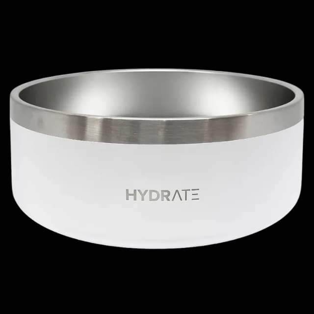 Bebedouro Hydrate Plato Para Mascota 946ML Branco