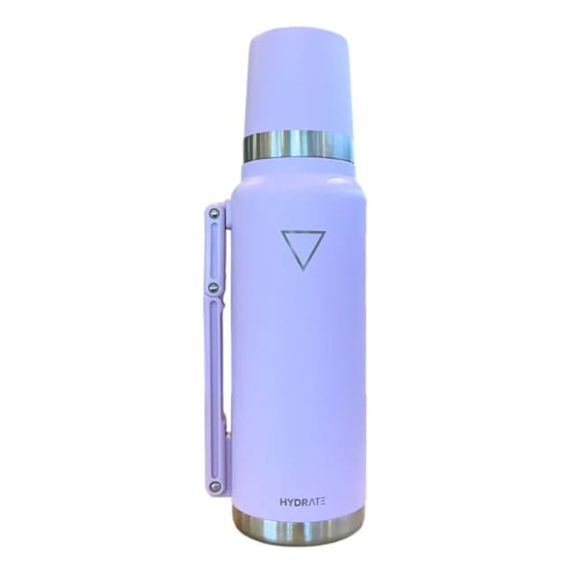 Garrafa Térmica Hydrate para Mate 1.2L com Alça Lilac