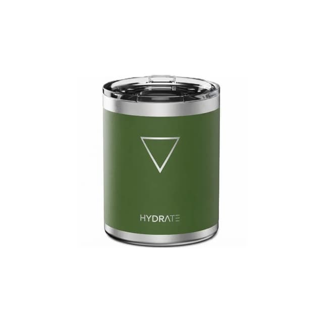 Hydrate Vaso Whisky Lowball 295ML Verde Militar