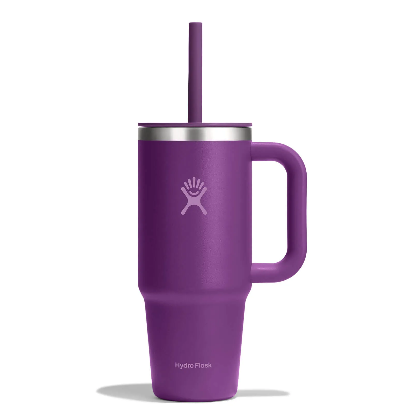 Garrafa Térmica Hydro Flask Vaso TT24PSC526 709ml com Canudo Beachplum Purple