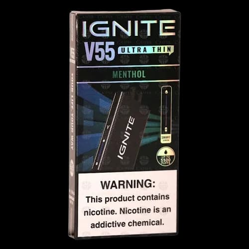 Vaper Desechable Ignite V55 5500PUFFS Black Menthol