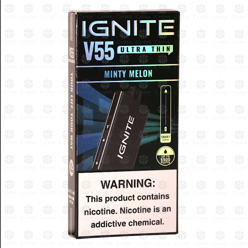 Ignite Vaper Desechable V55 5500PUFFS Black Minty Melon