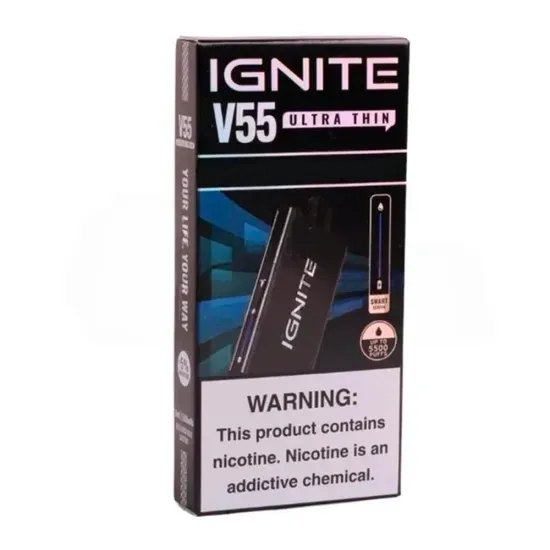 Ignite Vaper Desechable V55 5500PUFFS Black Strawberry Banana