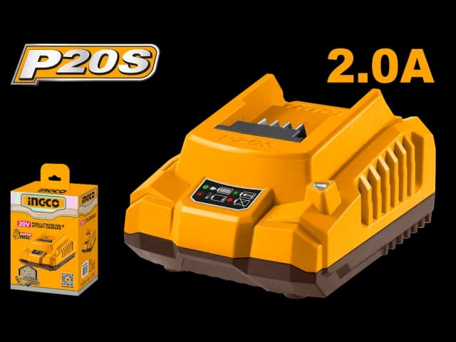 Carregador Ingco para Bateria P20S Fcli2001 20V