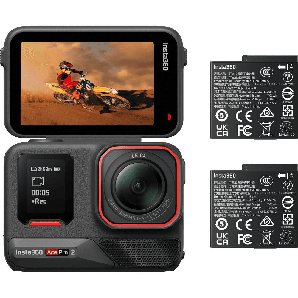 Action Cam Insta360 Ace Pro 2 Flash Print Bundle (Acepro2141)