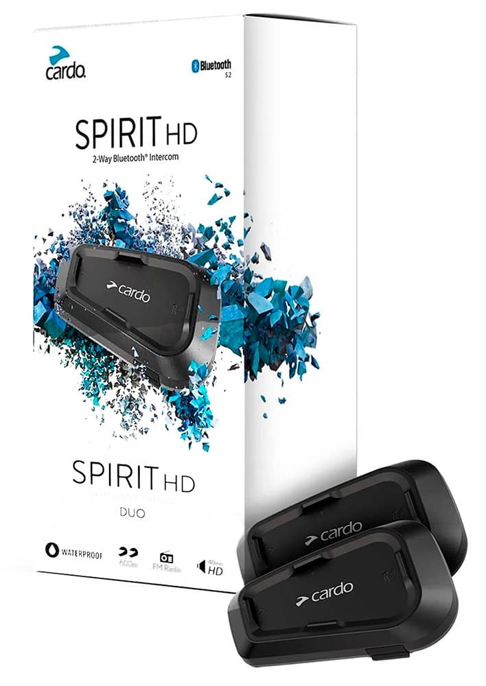 Intercomunicador Bluetooth Cardo Spirit HD Duo 5.2