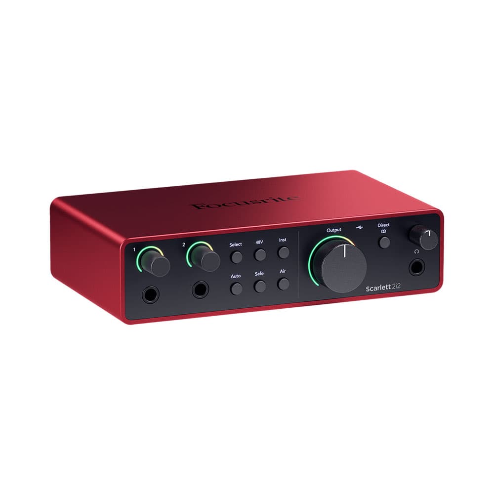 Interface de Áudio Focusrite Scarlett 2I2 G4