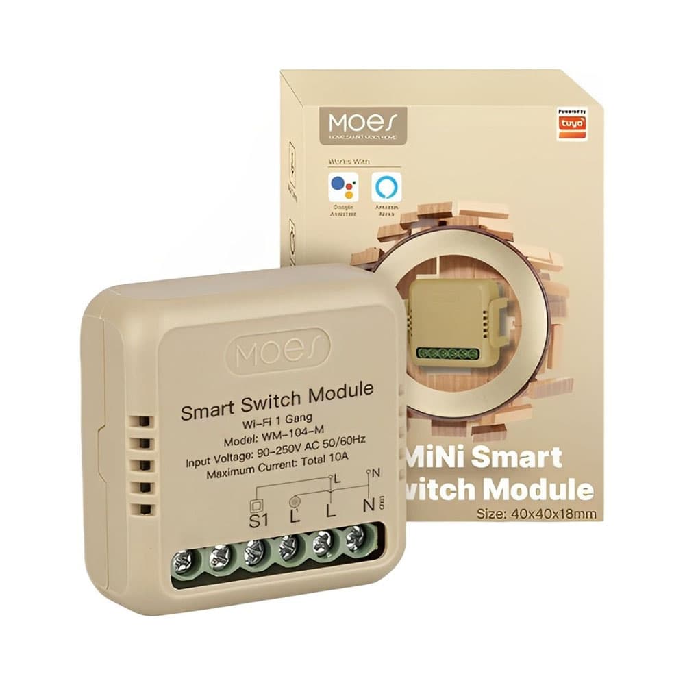 Interruptor de Luz Moes Wm-104-M WiFi 1 Gang