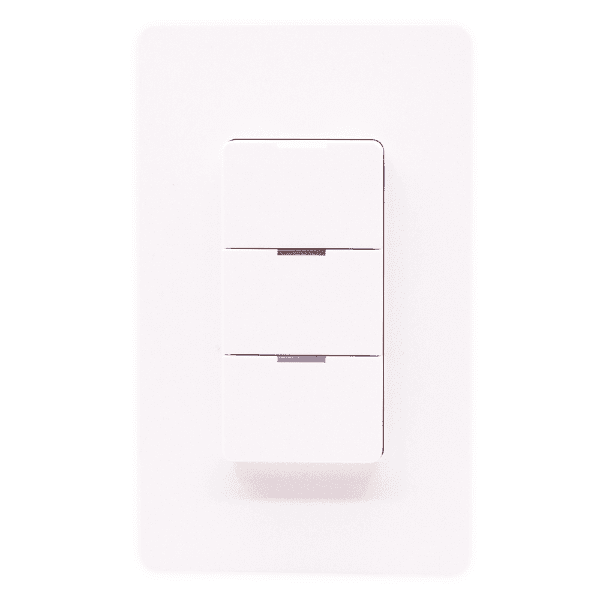 Interruptor Inteligente 4Life Smart Switch FLP3GWRF Wifi + Rf Compatível com Alexa e Google Home 100-240 50/60Hz Branco