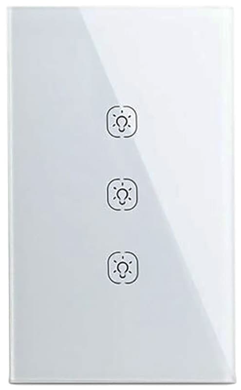 Interruptor Smart de Parede Homie Zn-U03U (HSS03TR) Zigbee (3 Botão Touch)