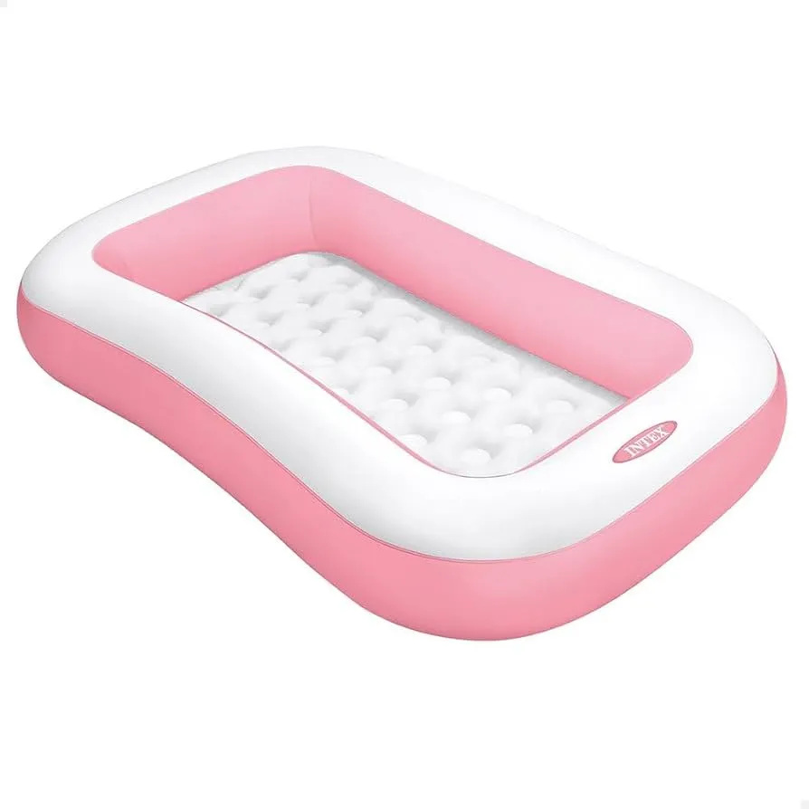 Piscina Inflável Intex 58423 Retangular 90L Rosa