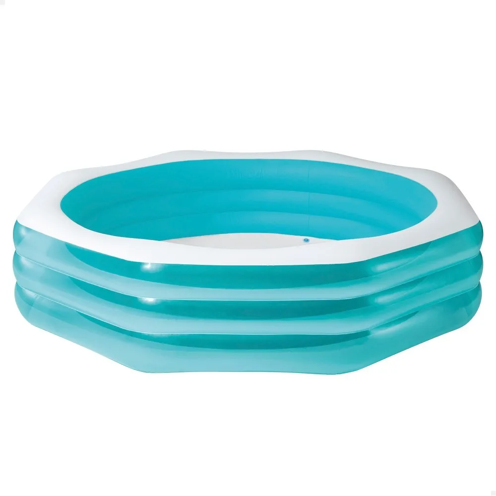 Piscina Inflável Intex Octogonal Azul 999L