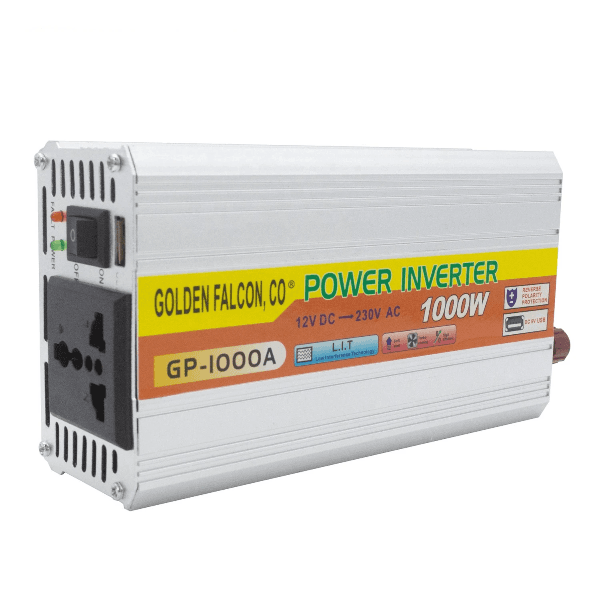 Inversor de Voltagem Gp-1000A 12V 230V Prata
