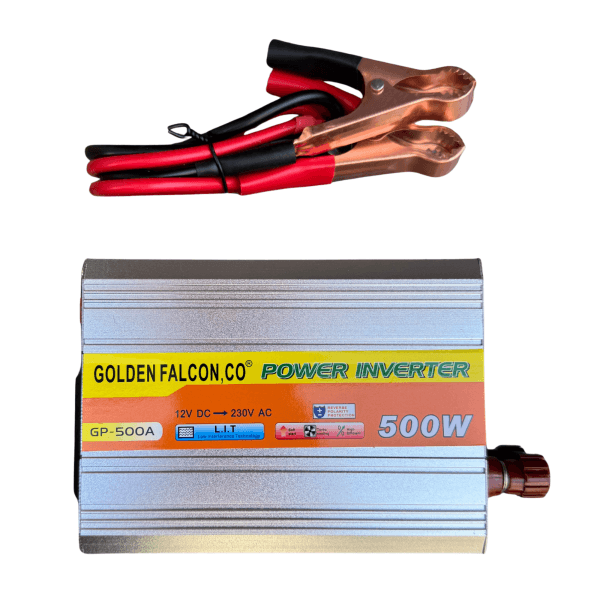 Inversor de Voltagem Gp-500A 500W 12V 230V Prata