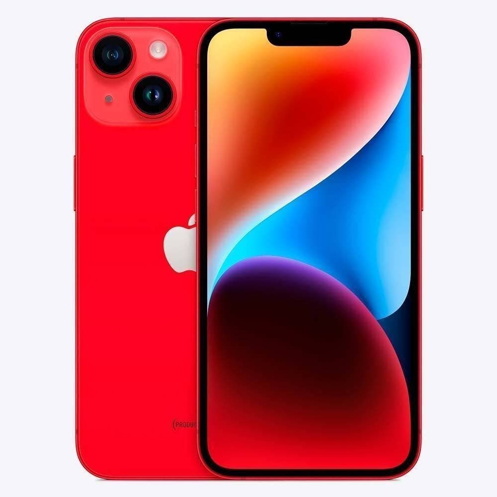 Celular Apple iPhone 14 128GB Vermelho