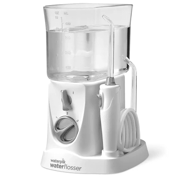 Irrigador Bucal Waterpik Nano Waterflosser Wp-250EU 3 Níveis de Pressão 400ml 100-240V ~ 50/60Hz Branco
