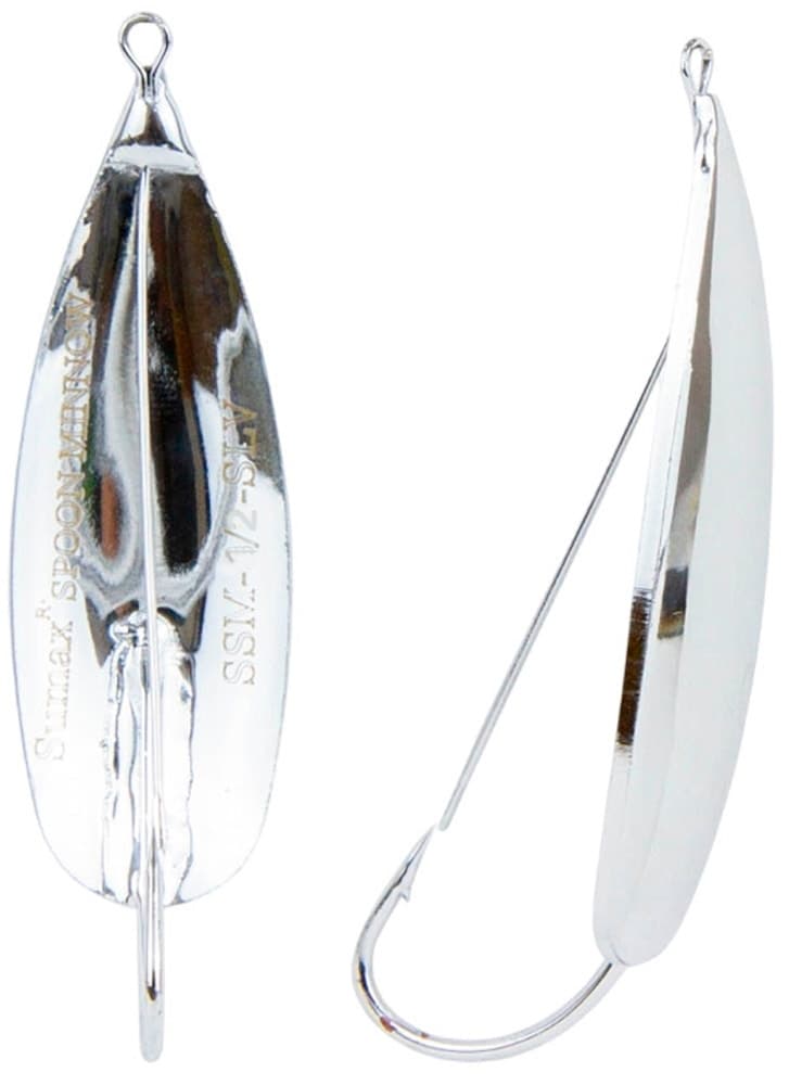 Isca Artificial Sumax Spoon Minnow Ssm-1/2-Slv Prateada