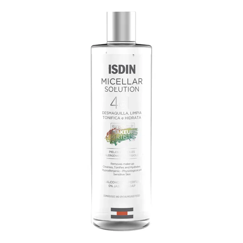Solução de Limpeza Facial Hidratante Micelar Isdin 4 Em 1 400ml