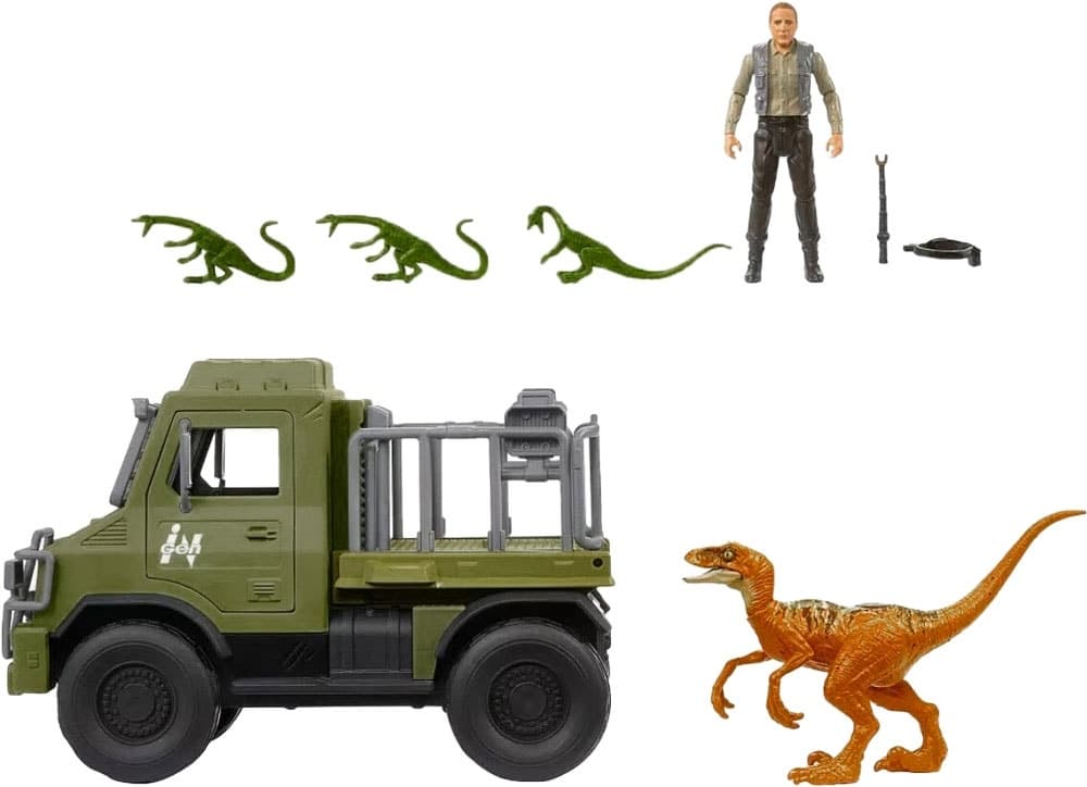 Colecionável Isla Sorna Expedition Pack Jurassic World Legacy Collection Mattel