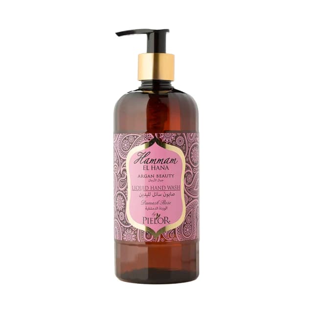 Sabonete Líquido para Mãos Pielor Hammam El Hana Damask Rose – 400ml