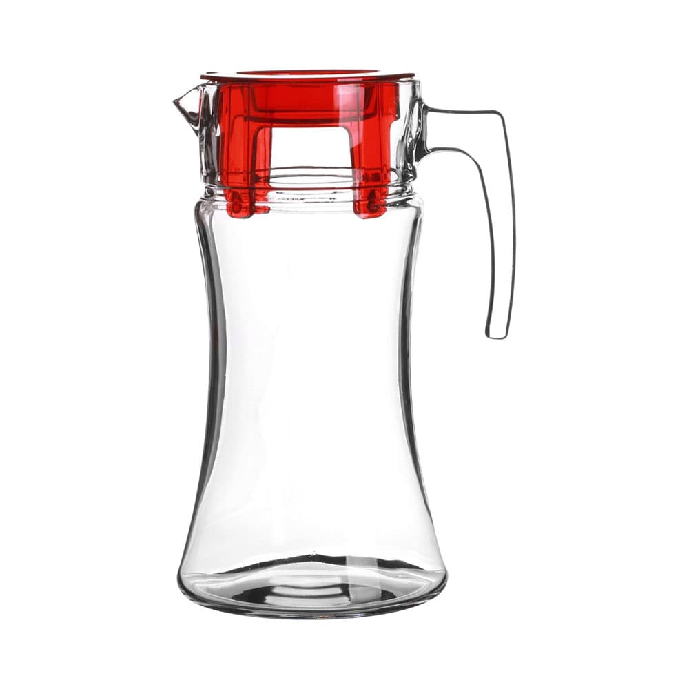 Jarra de Vidro Pasabahce 43018 1.4L Transparente - Vermelho