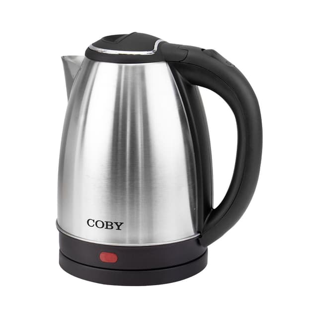 Chaleira Elétrica Coby Cy-5601-Ket2-Ss-220 1.8L 1500W 220V Prata - Preto