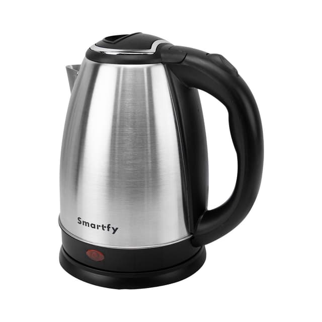 Chaleira Elétrica Smartfy JE02I 1.8L 1500W 220V Prata - Preto