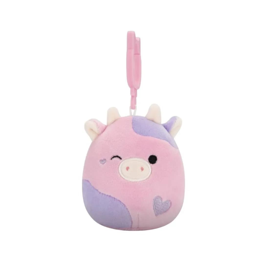 Chaveiro Jazwares Squishmallows 3" Patty Cow