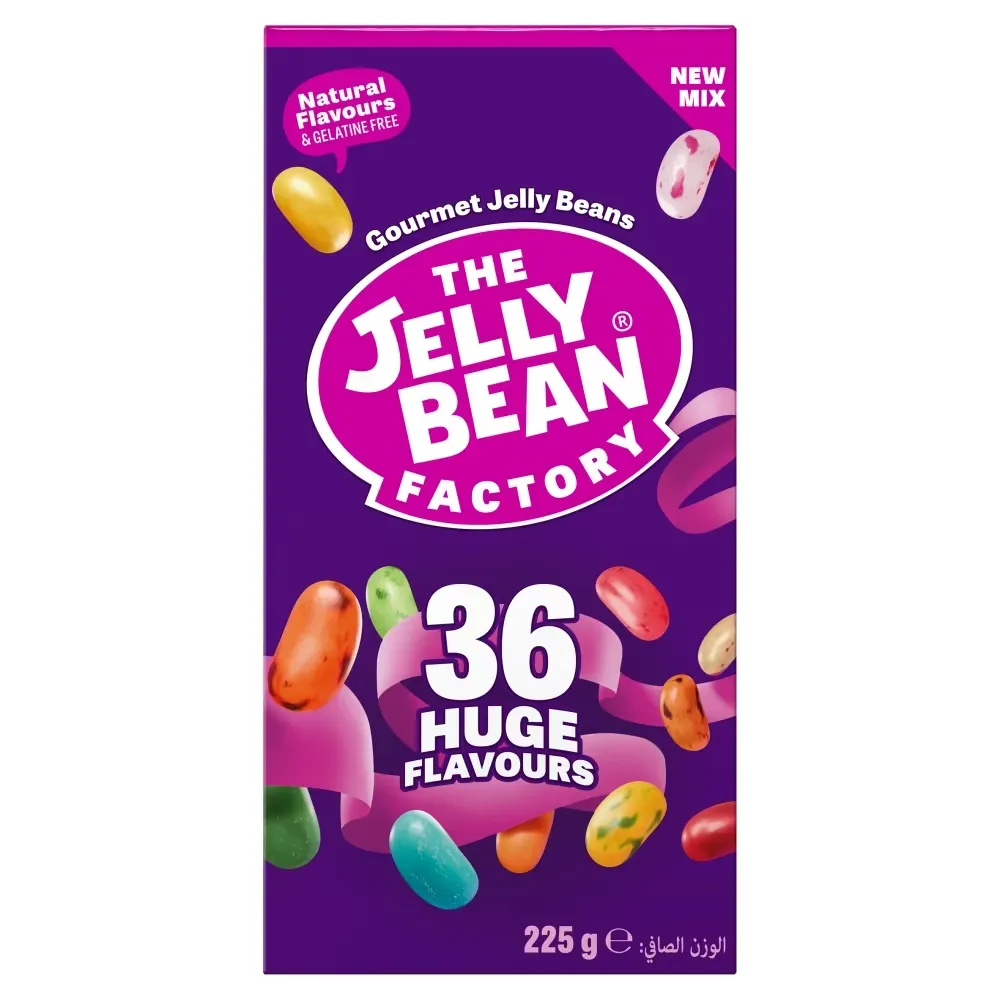 Balas Jelly Bean Caram Gourmet Huge Flavours 225G